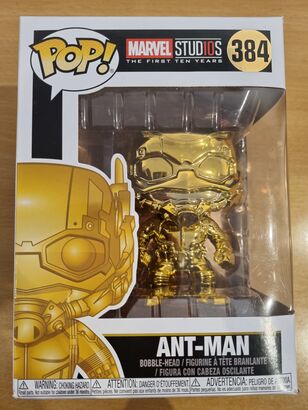 #384 Ant-Man (Gold) - Chrome - Marvel 10