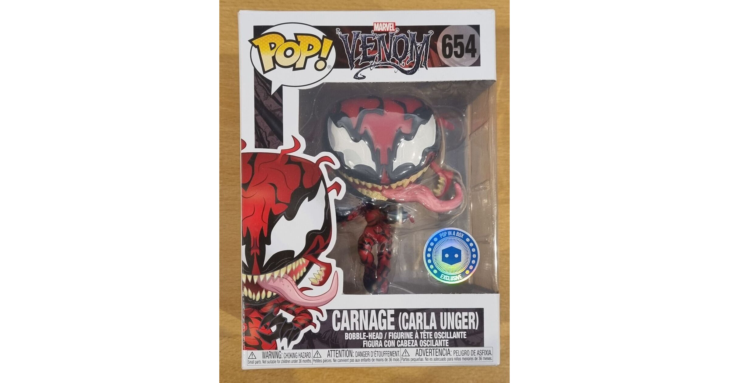 654 Carnage (Carla Unger) Marvel Venom – Funko Pops