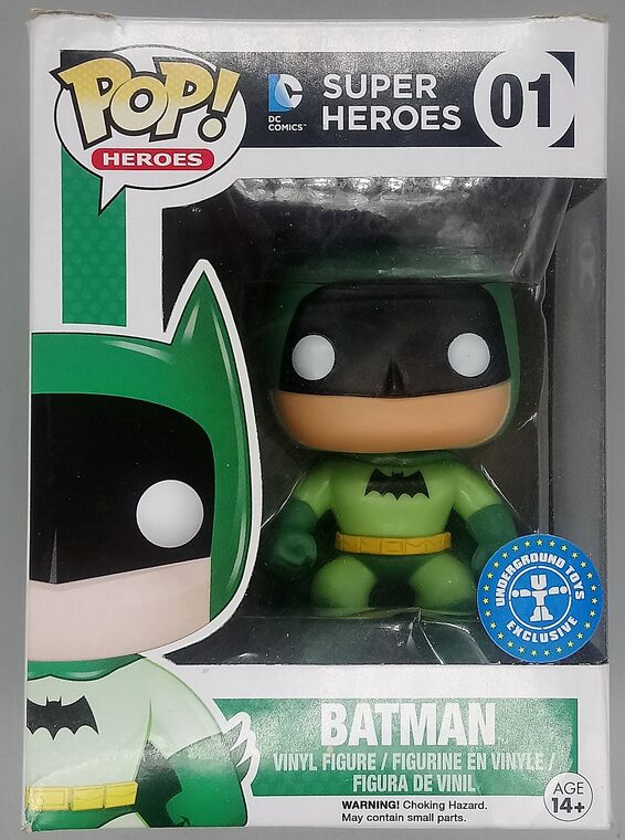 #01 Batman (Rainbow Green) DC Heroes 75th Anniversa DAMAGE