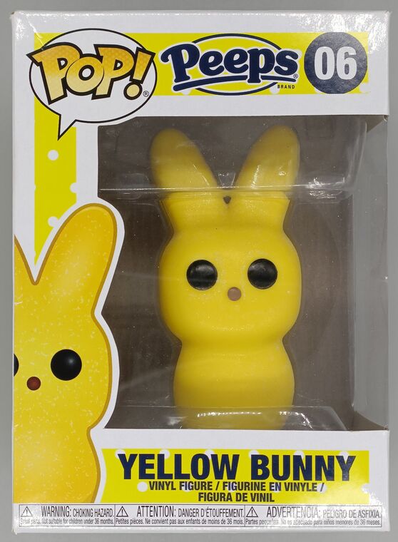 #06 Yellow Bunny - Candy Peeps - BOX DAMAGE