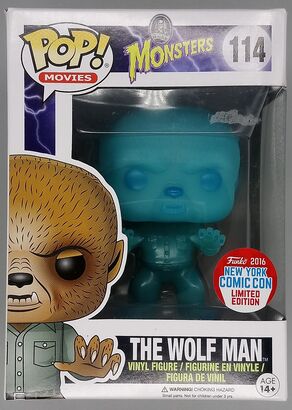 #114 The Wolf Man - Glow - Universal Monsters - 2016 Con