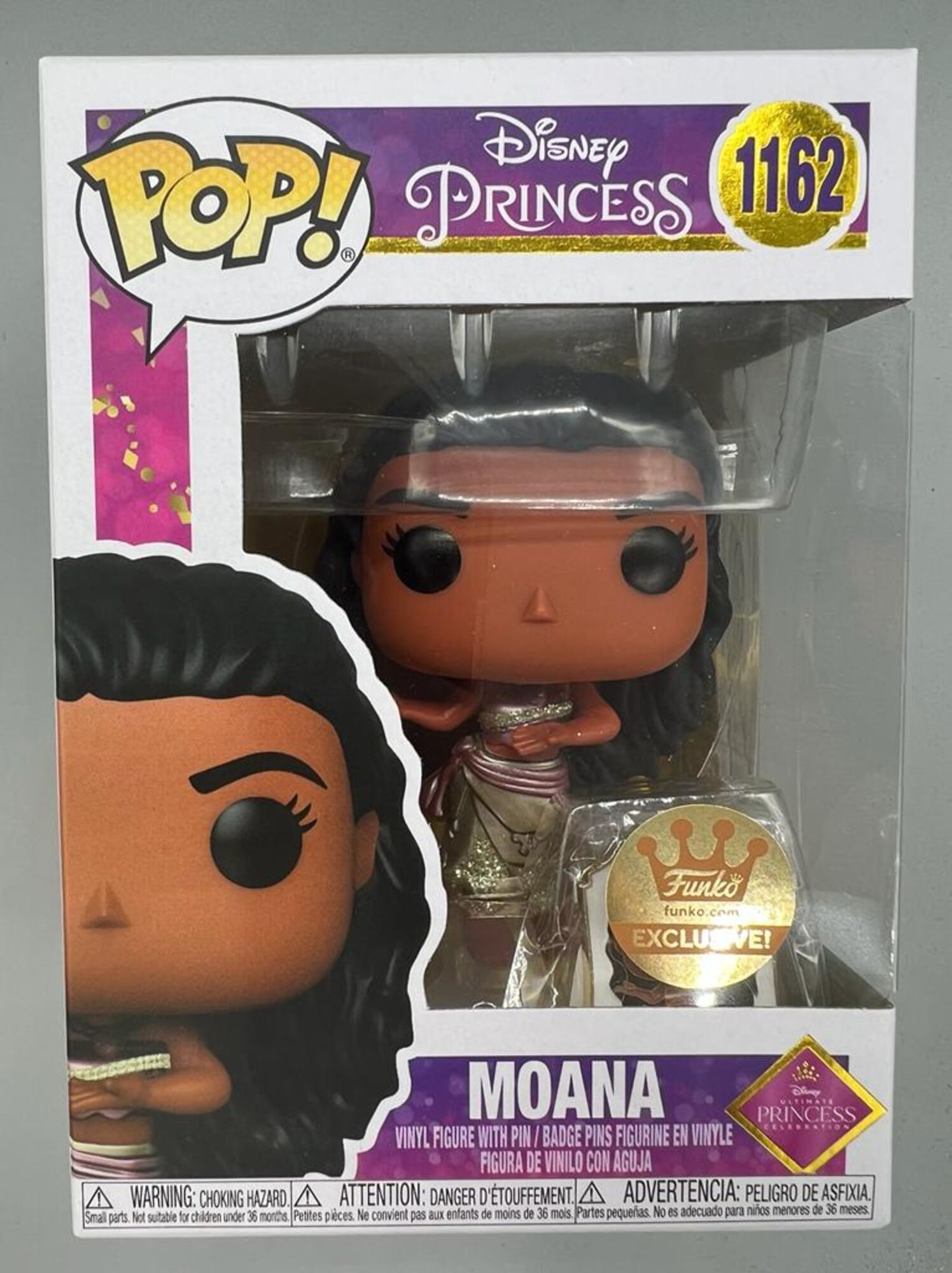 #1162 Moana (Ultimate Princess, Dancing) Metallic - Disney – Funko Pops