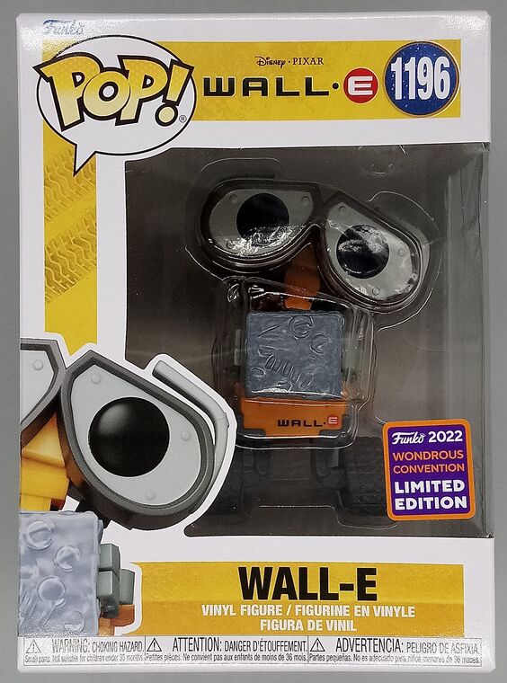 #1196 WALLE (w/ Trash Cube) Disney WALLE - 2022 Con