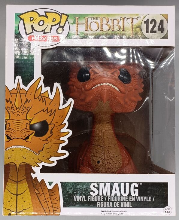 #124 Smaug - 6 Inch - The Hobbit - BOX DAMAGE