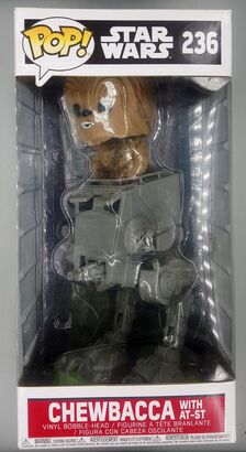 #236 Chewbacca (with AT-ST) - Deluxe - Star Wars BOX DAMAGE