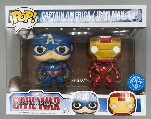 [2 Pack] Captain America / Iron Man - Marvel Civil War