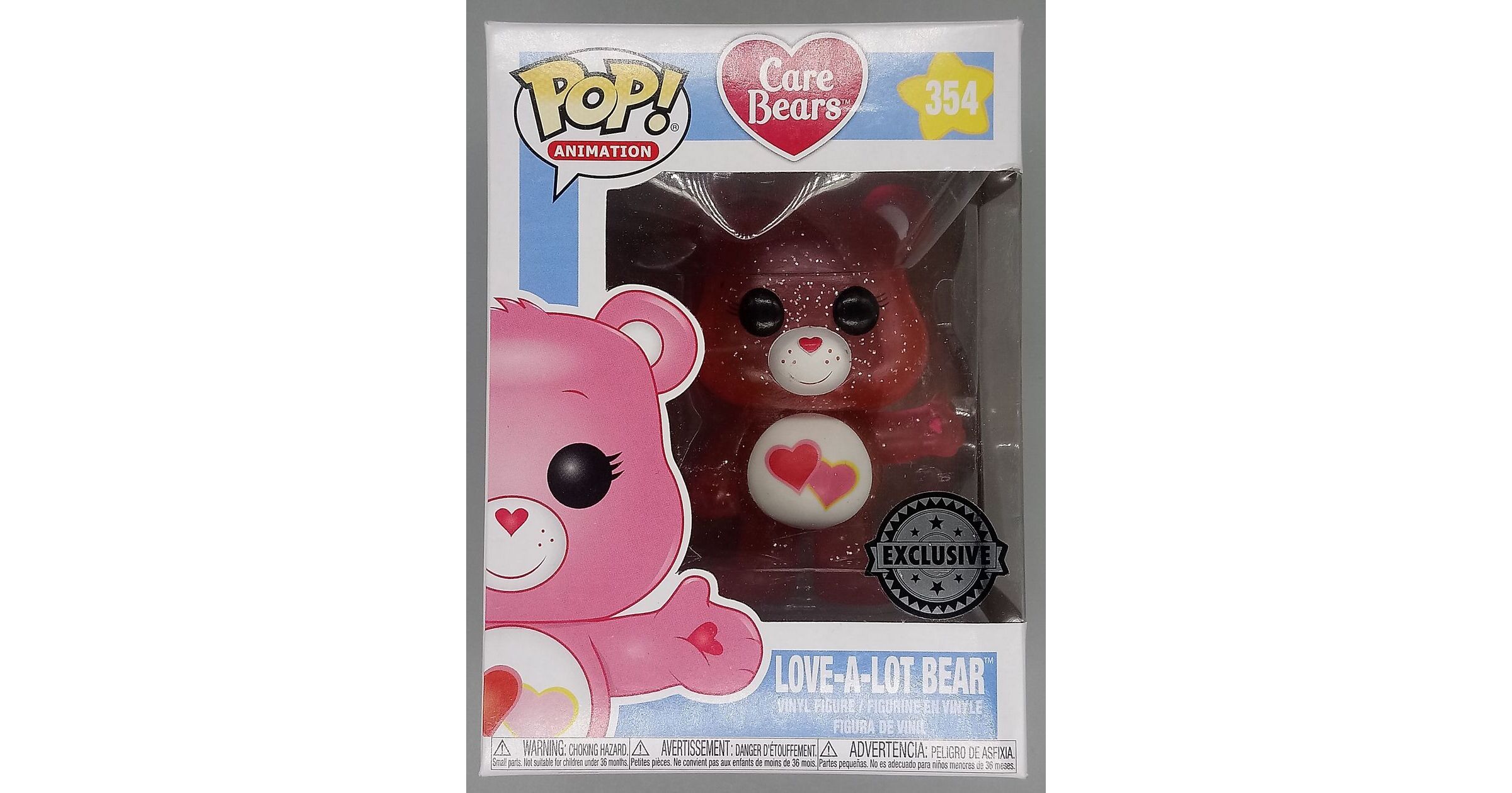  Funko Care Bears Glitter Love-a-Lot Bear Pop! Vinyl