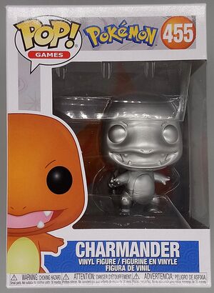 #455 Charmander (Silver) - Metallic - Pokemon