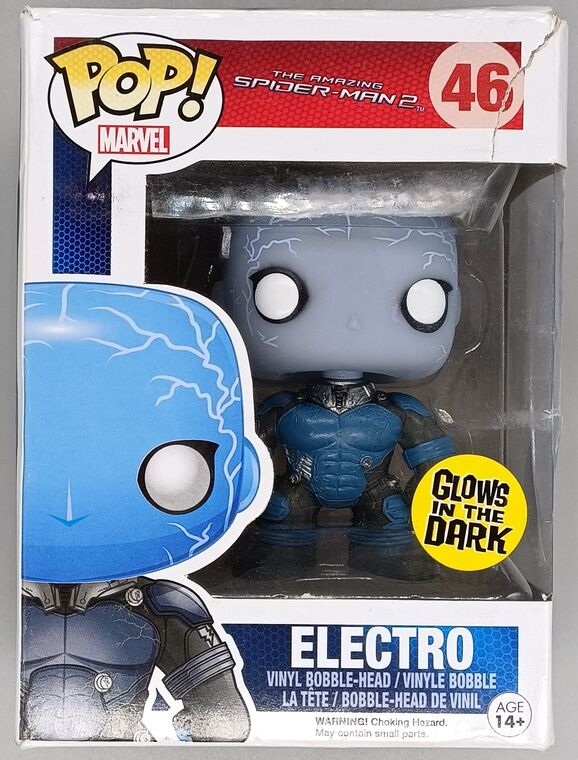 #46 Electro - Glow - Marvel Amazing Spider-Man 2 BOX DAMAGE