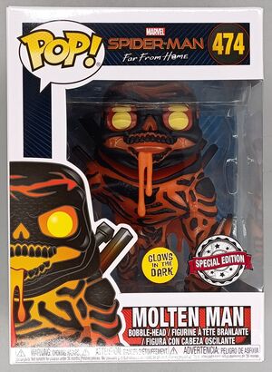 #474 Molten Man - Glow - Marvel Spider-Man Far from Home