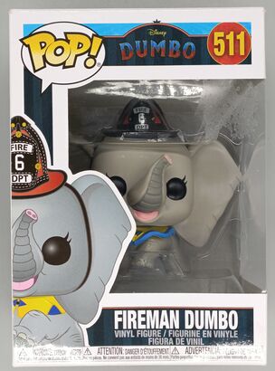 #511 Fireman Dumbo - Disney (Dumbo Live Action) - BOX DAMAGE