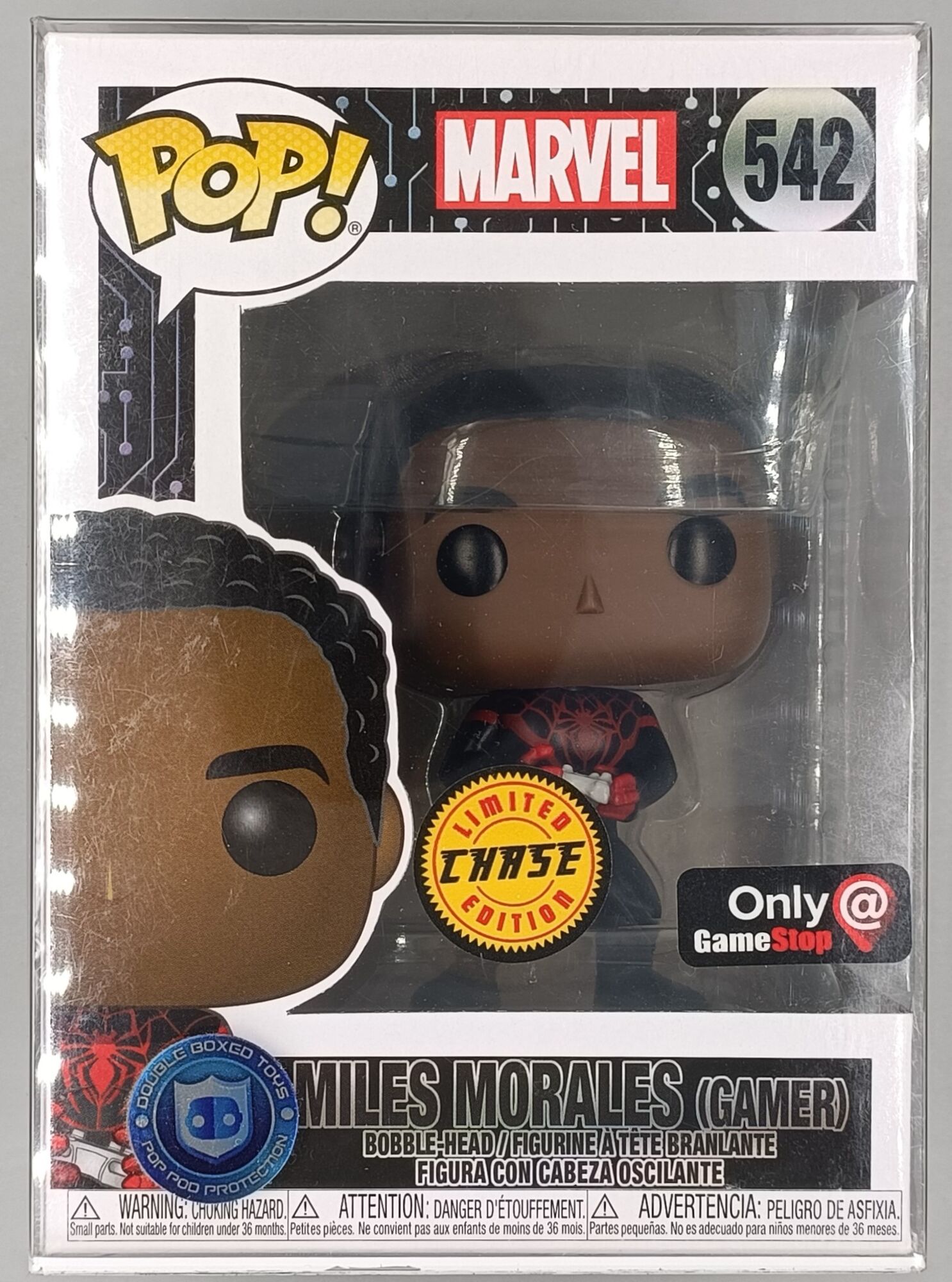 542 Miles Morales Gamer Unmasked Chase Marvel Funko Pops