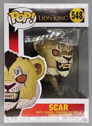 #548 Scar - Flocked - Disney The Lion King - BOX DAMAGE