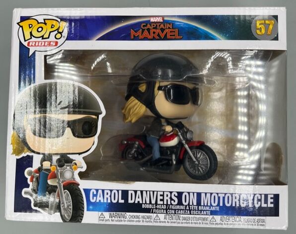 #57 Carol Danvers on Motorcycle - Rides - Captain Mar DAMAGE