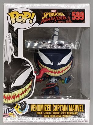 #599 Venomized Captain Marvel - Marvel Max Venom BOX DAMAGE