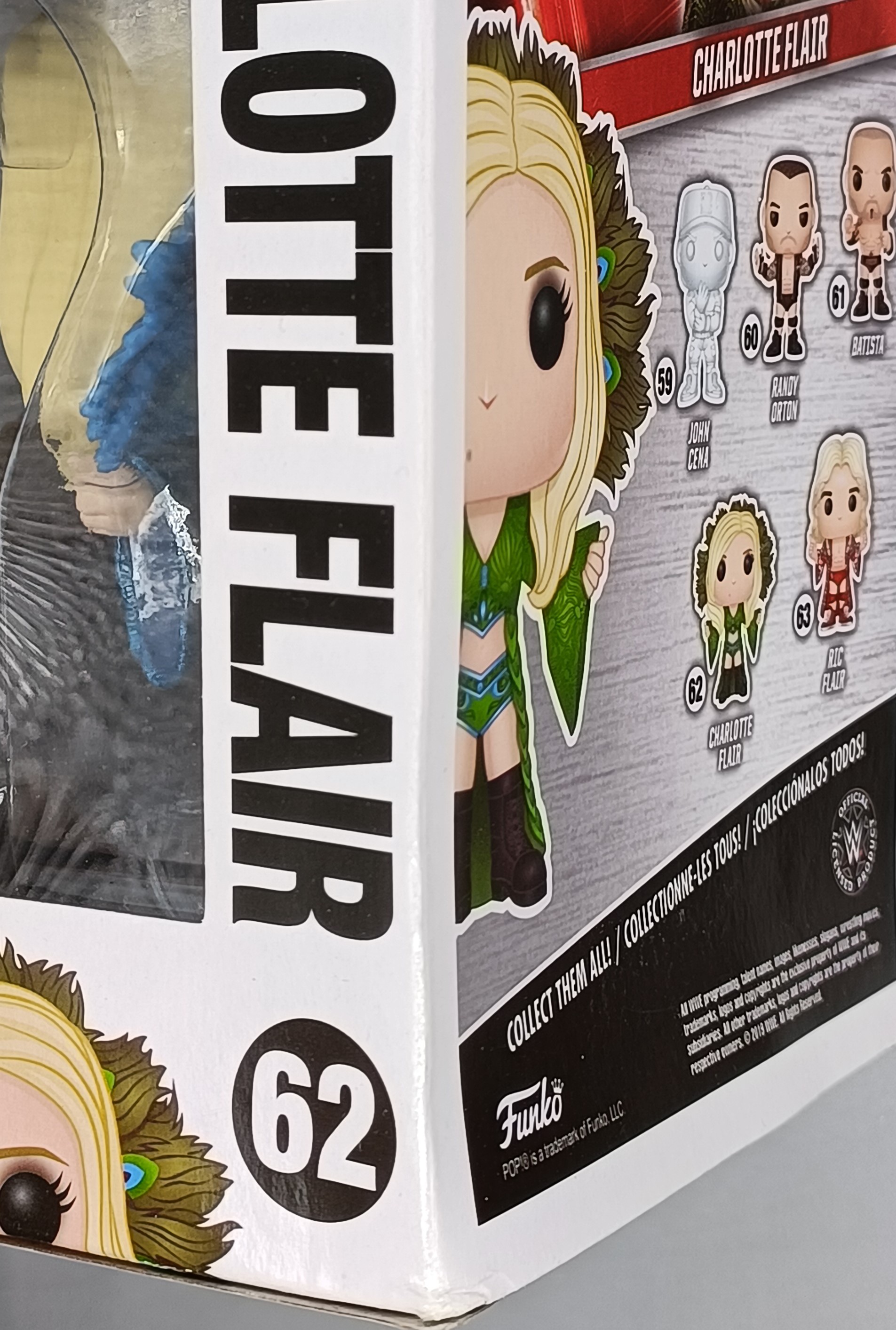 Charlotte flair funko on sale pop blue