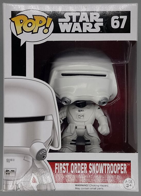 #67 First Order Snowtrooper Star Wars The Force Awake DAMAGE