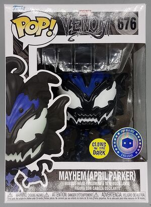 #676 Mayhem (April Parker) Glow - Marvel Venom - DAMAGE