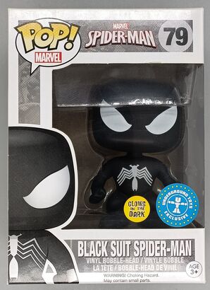 #79 Black Suit Spider-Man - Glow - Marvel Spider-Man - Exc