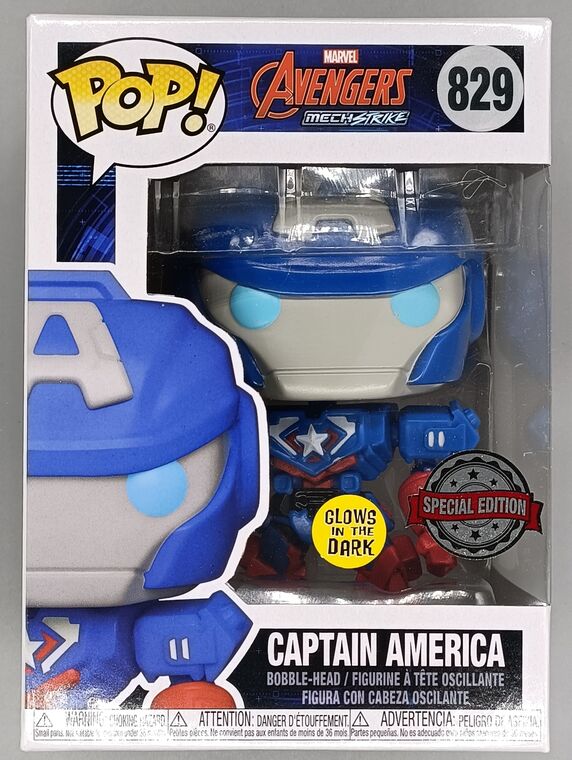 #829 Captain America - Glow - Marvel Mech