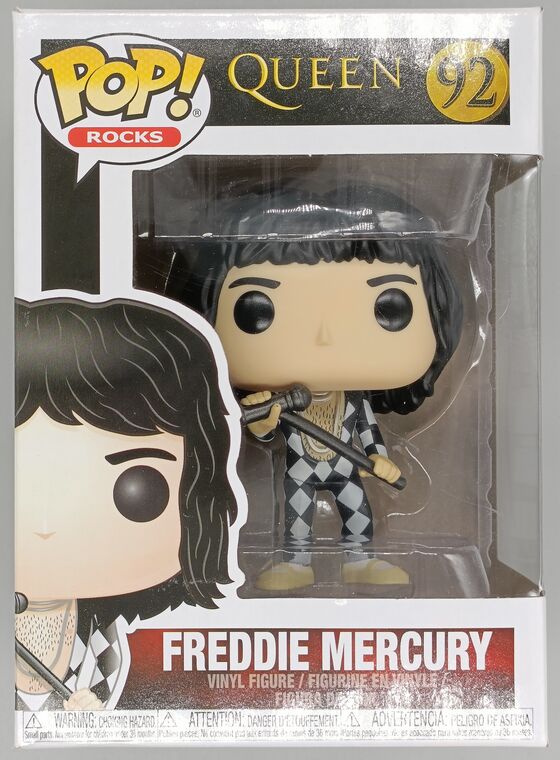 #92 Freddie Mercury - Queen - Rocks - BOX DAMAGE