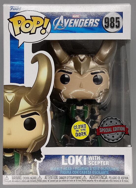 #985 Loki (with Scepter) Glow - Marvel The Avengers