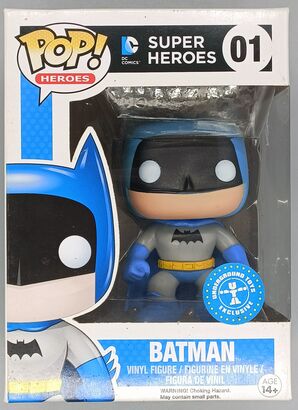 #01 Batman (Rainbow- Blue) - DC Super Heroes - BOX DAMAGE