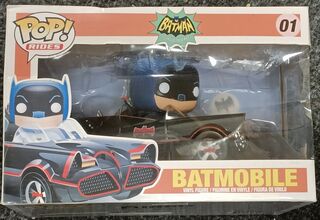 #01 Batmobile - DC Batman Classic TV Series - BOX DAMAGE