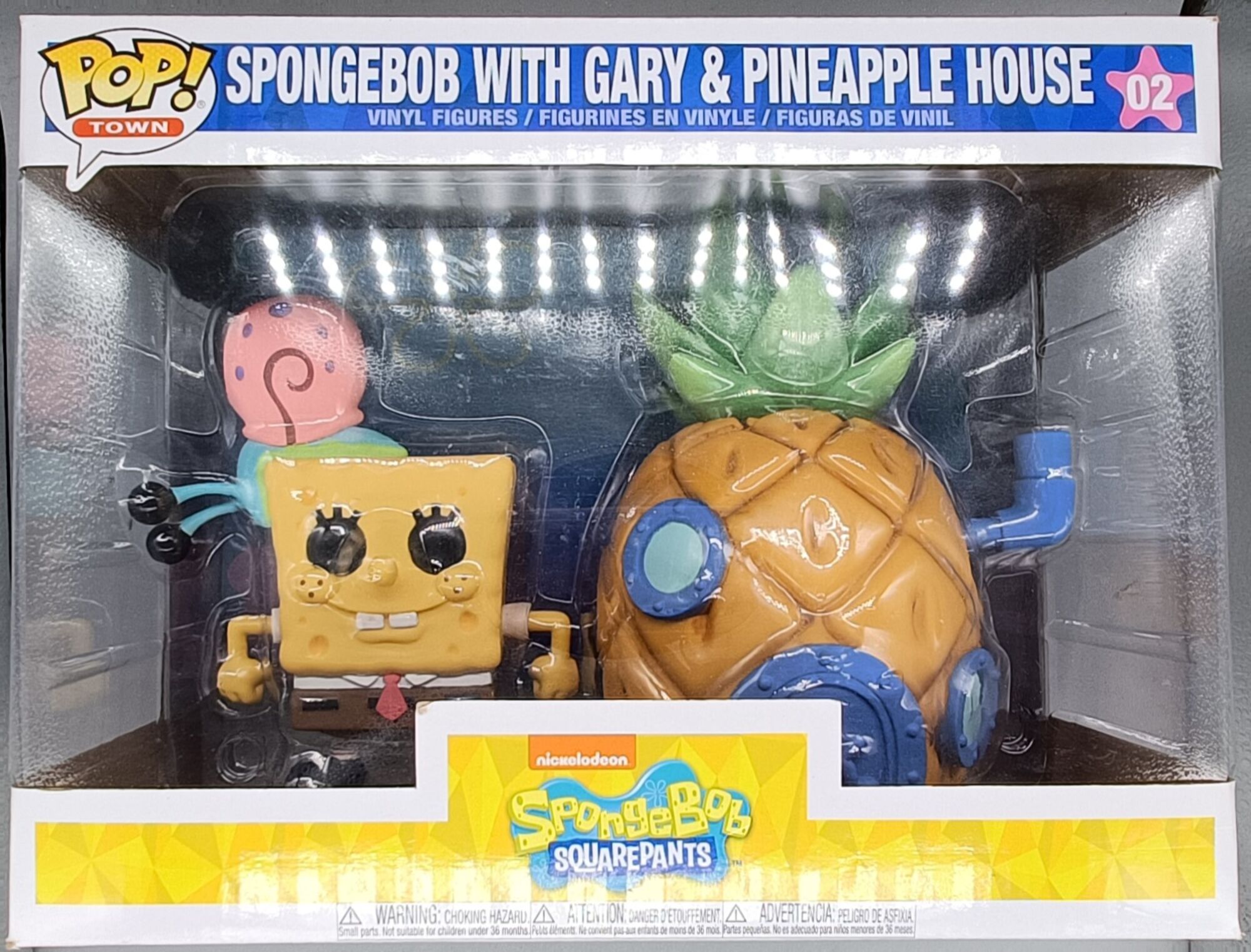 #02 SpongeBob with Gary & Pineapple House - Town Squarepants – Funko Pops