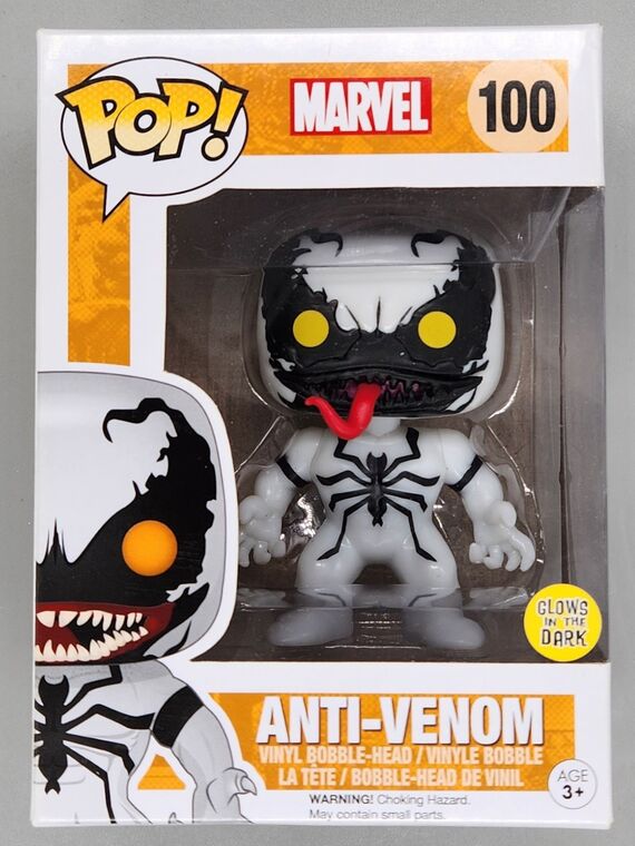 #100 Anti-Venom - Glow - Marvel - Box Error "Marvel Name"