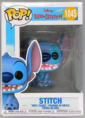 #1045 Stitch (Smiling Seated) - Disney Lilo & Stitch DAMAGED