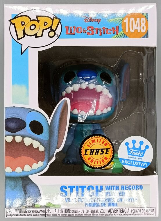 #1048 Stitch with Record (Singing) - Chase - Disney Lilo & S