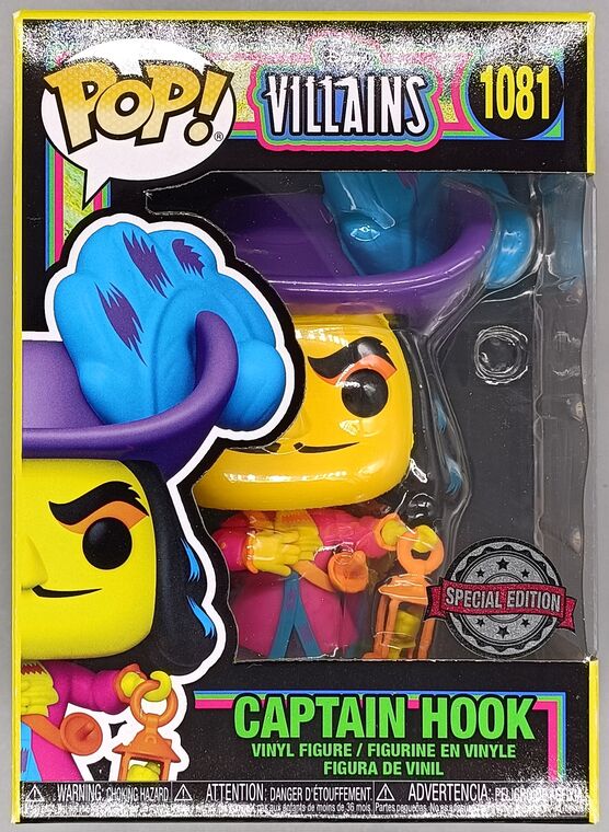 #1081 Captain Hook - Blacklight - Disney Villains