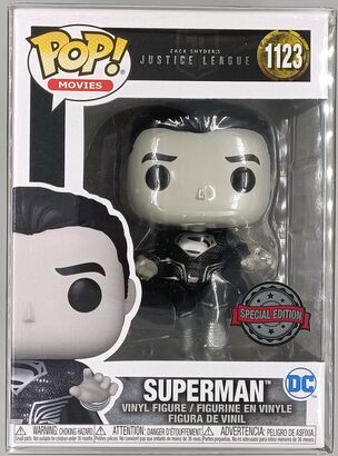 #1123 Superman - B&W Metallic 4500 Ltd - DC Justice League