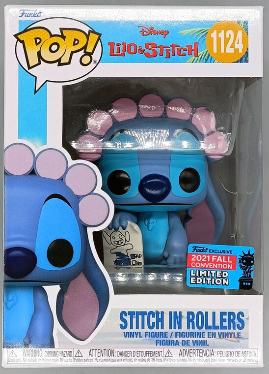 #1124 Stitch in Rollers Disney Lilo & Stitch Con 2021DAMAGE