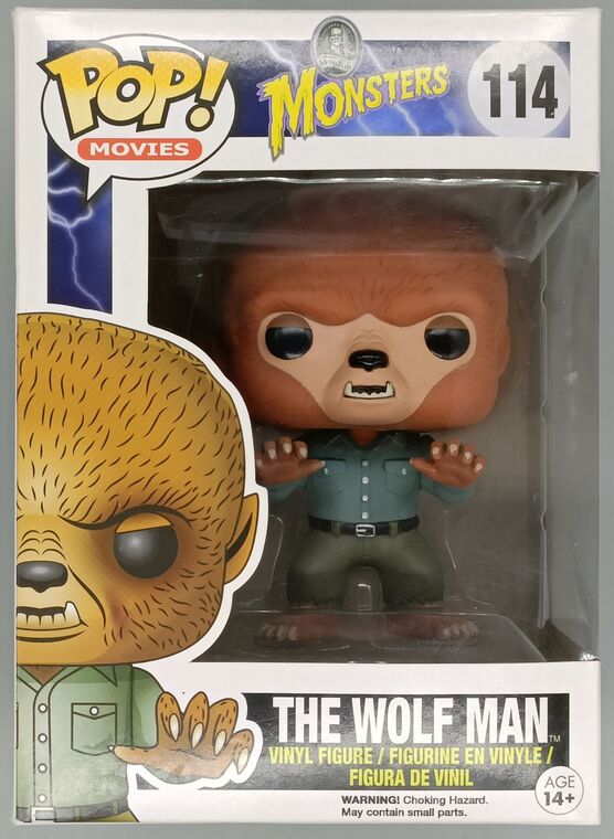 #114 The Wolf Man - Universal Monsters - BOX DAMAGE