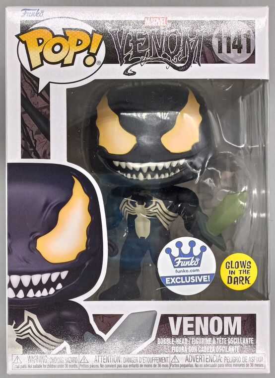 #1141 Venom (w/ Weapons) Glow Marvel Venom