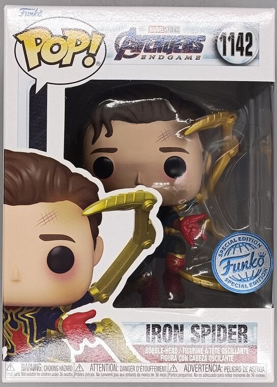 #1142 Iron Spider (Unmasked) Marvel Avengers Endgame