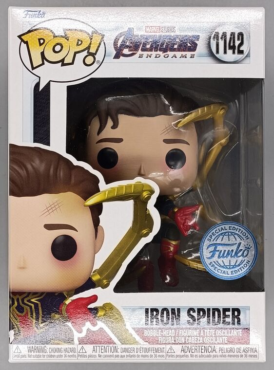 #1142 Iron Spider (Unmasked) Marvel Avengers Endgame DAMAGE