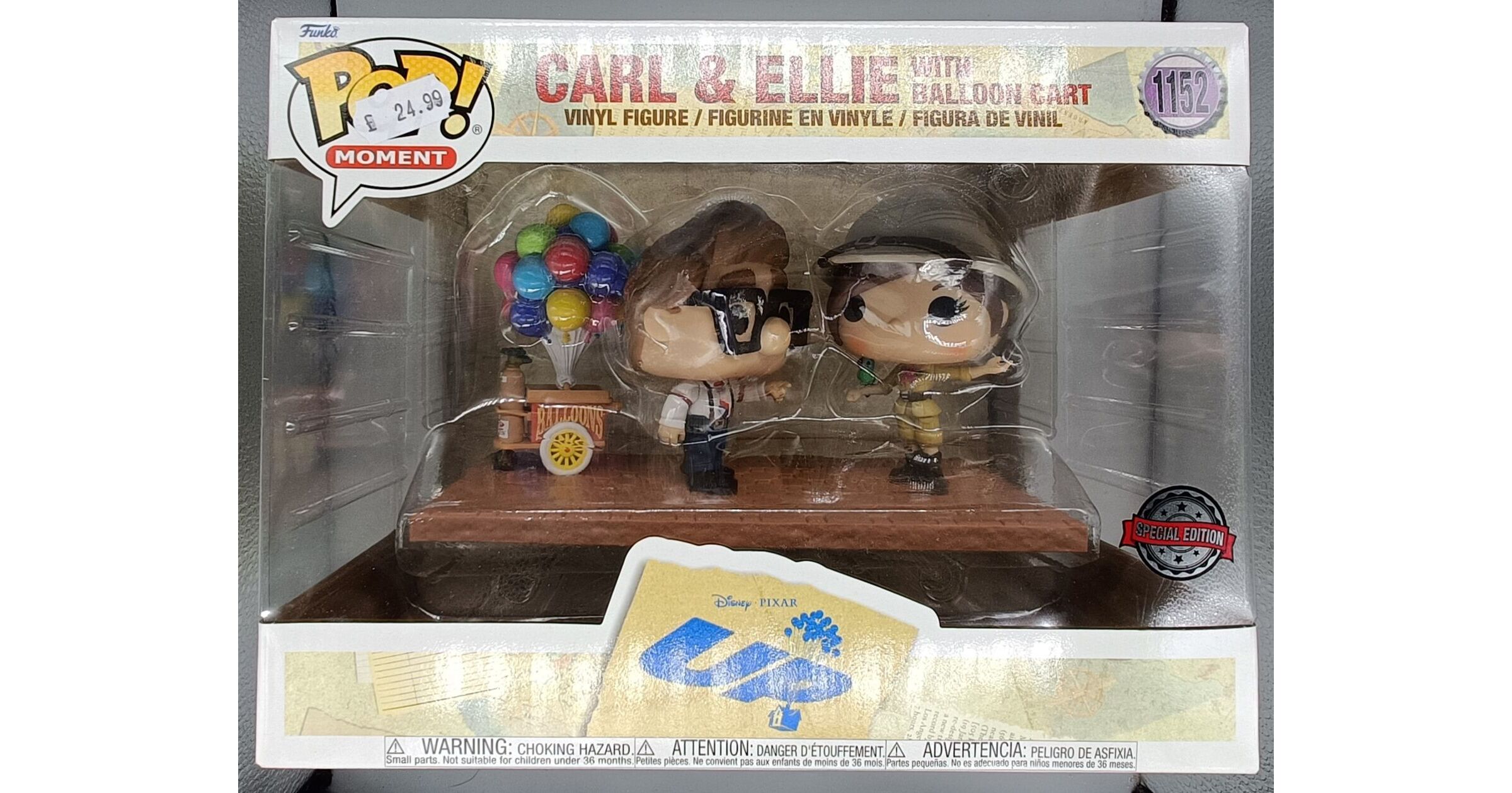 UP - Carl & Ellie with Balloon Cart - POP! Disney action figure 1152