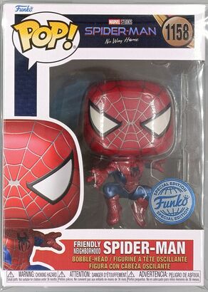 #1158 Friendly Neighborhood Spider-Man Metallic Marvel No Wa