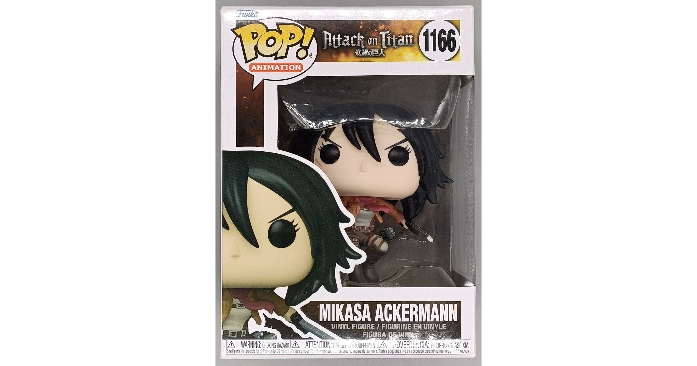 1166 Mikasa Ackermann (Action Pose) - Attack on Titan – Funko Pops