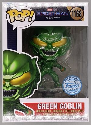 #1168 Green Goblin (Masked) Metallic Marvel Spider-man No Wa