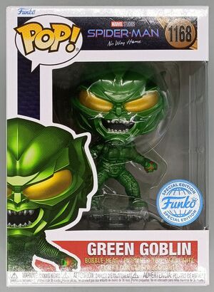 #1168 Green Goblin (Masked) Metallic Marvel Spider-ma DAMAGE