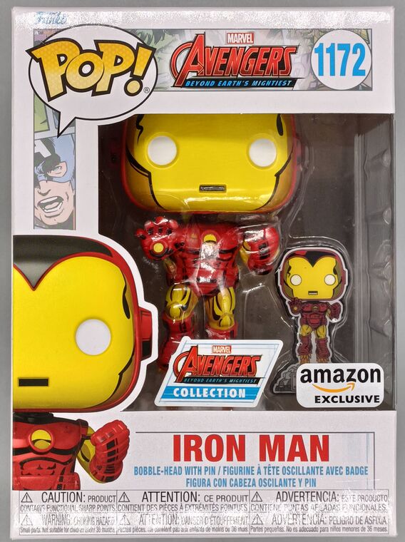 #1172 Iron Man - Marvel Avengers Collection with Pin