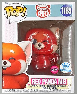 #1185 Red Panda Mei - 6 Inch Flocked Disney Turning Red