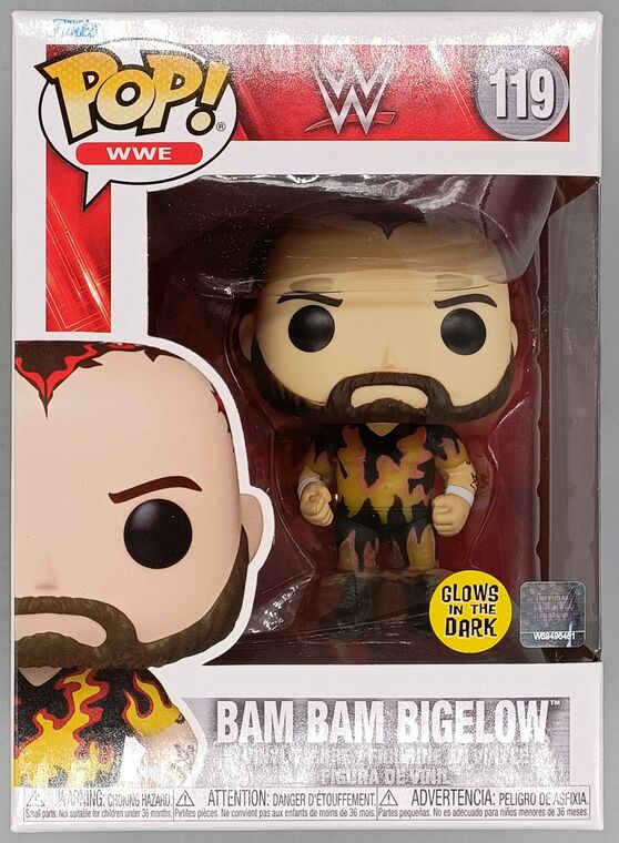 #119 Bam Bam Bigelow Glow - WWE