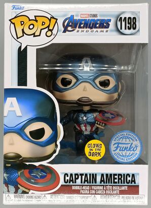 #1198 Captain America (w/ Mjölnir and Broken Shield) Metalli