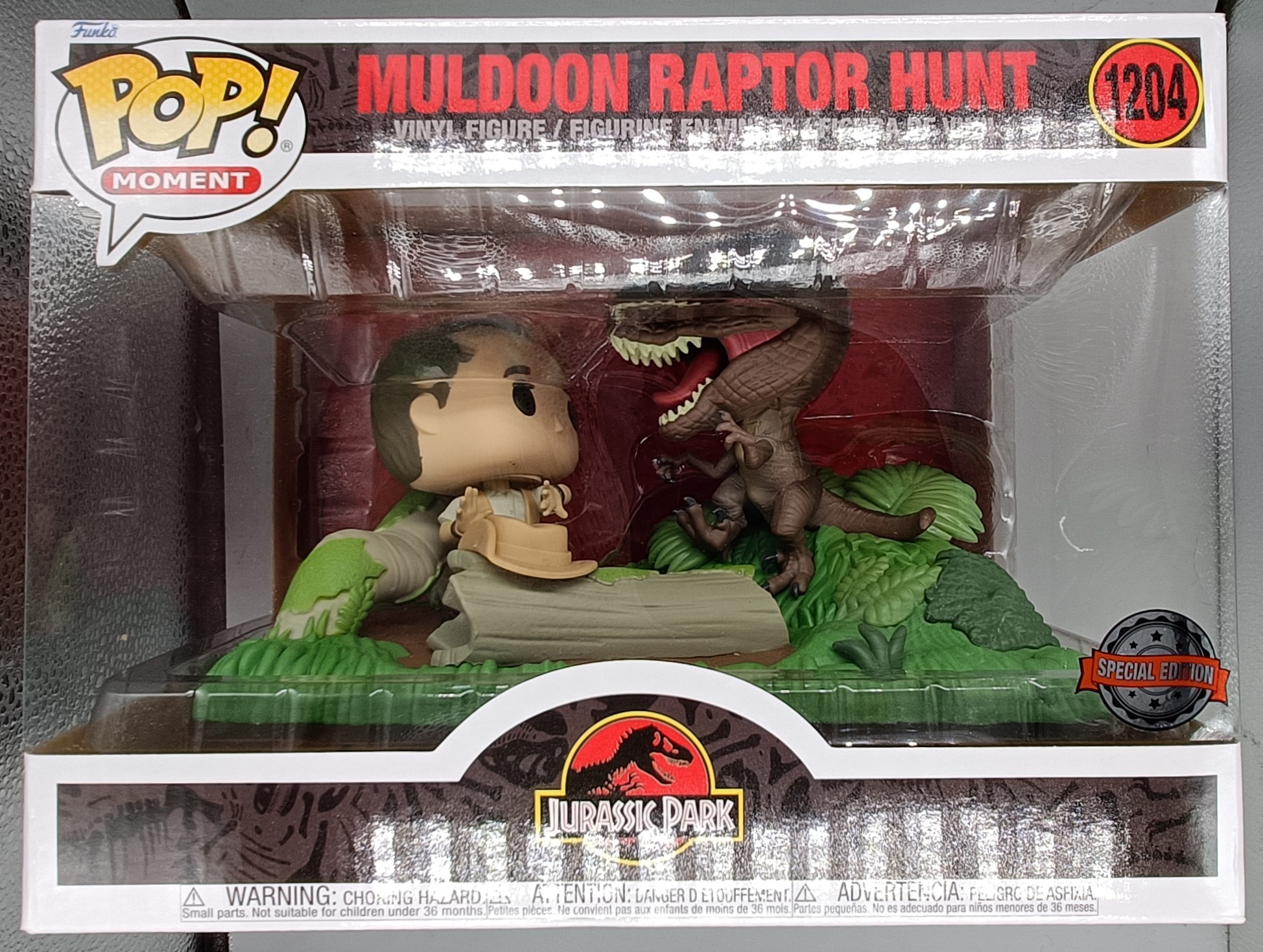 Muldoon Raptor Hunt Special Edition 1204 Figure, Jurassic Park Figure