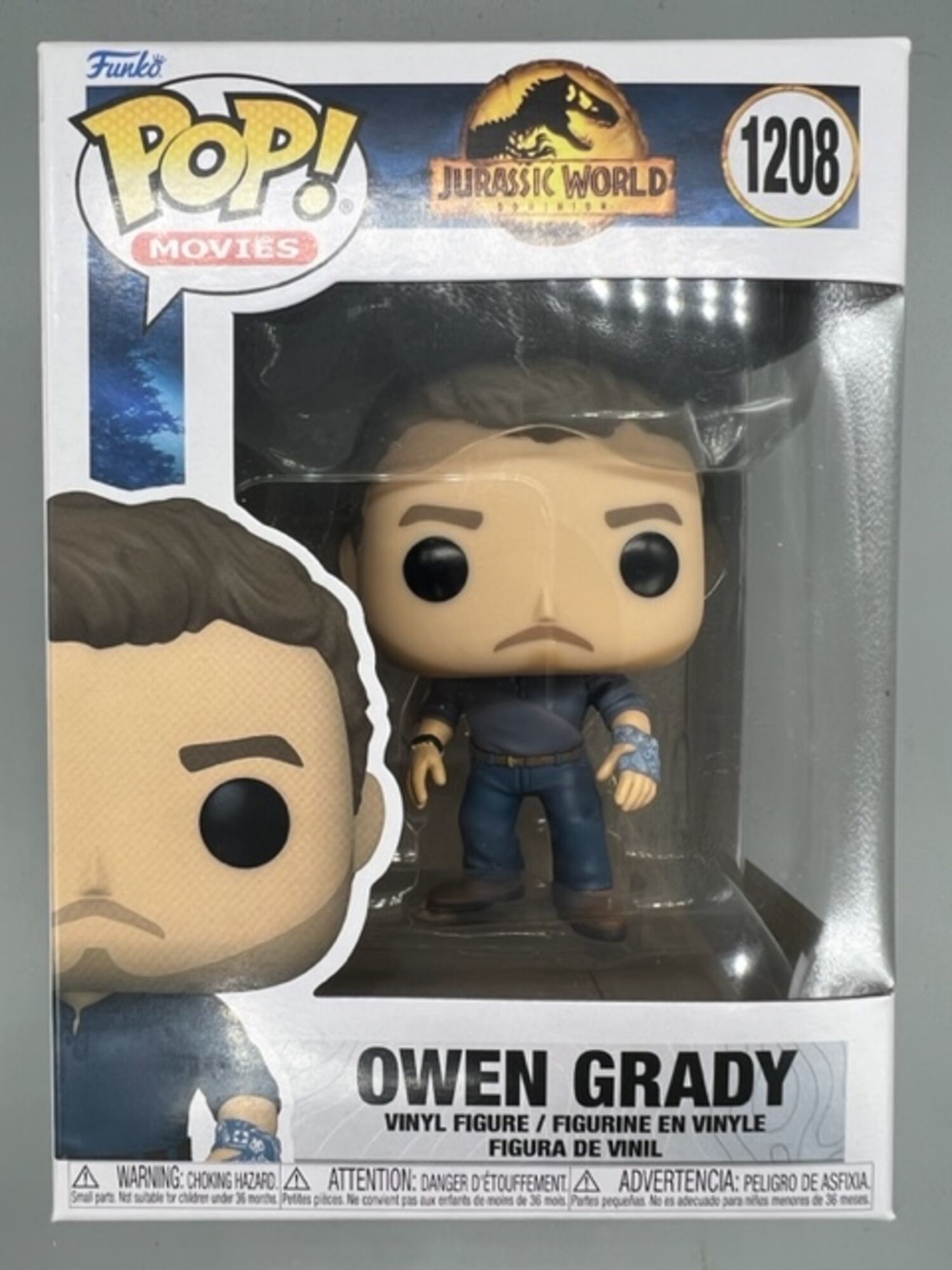 #1208 Owen Grady - Jurassic World Dominion – Funko Pops